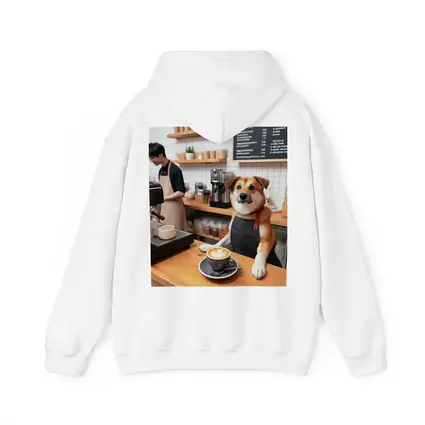 Shiba Inu Barista Dog Coffee Shop