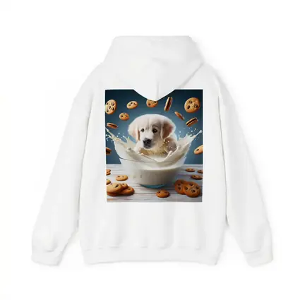 Golden Retriever Puppy Milk Bowl Cookies