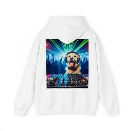 Labrador DJ Dog Party Club Neon