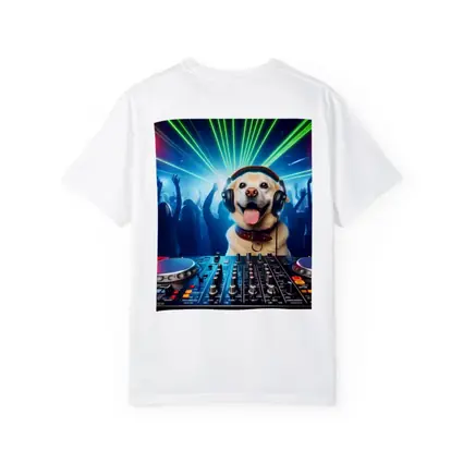 Labrador DJ Dog Party Club Neon