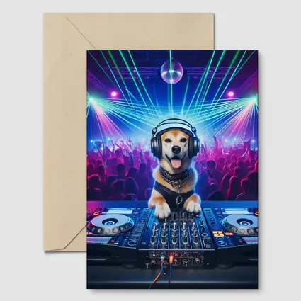 Golden Dog DJ Club Neon Party
