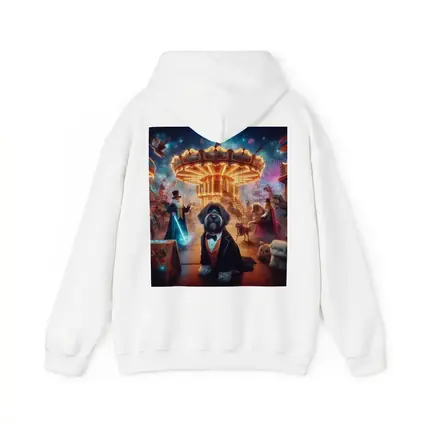 Doodle Dog Tuxedo Magical Carnival Night