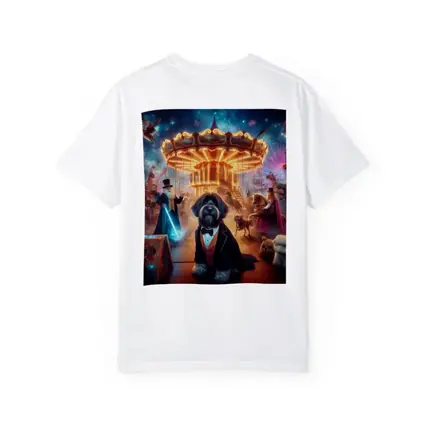Doodle Dog Tuxedo Magical Carnival Night