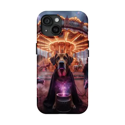 Magical Dog Wizard Carnival Fantasy Night