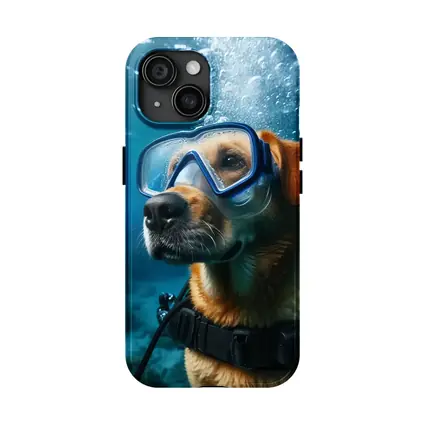 Dog Scuba Diving Underwater Ocean Adventure