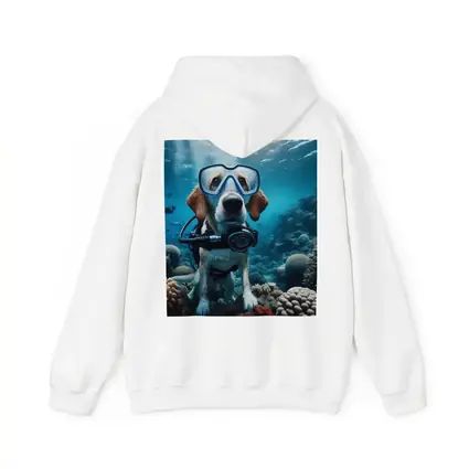Beagle Dog Scuba Diving Underwater Coral Reef