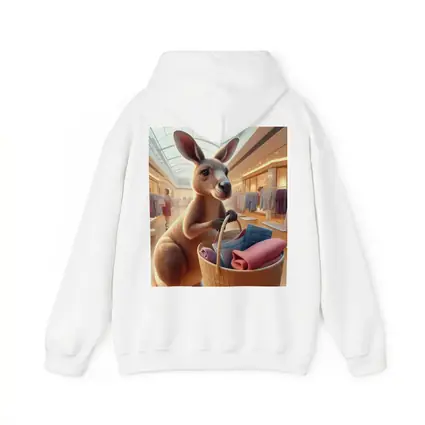 Kangaroo Shopping In Bright Mall