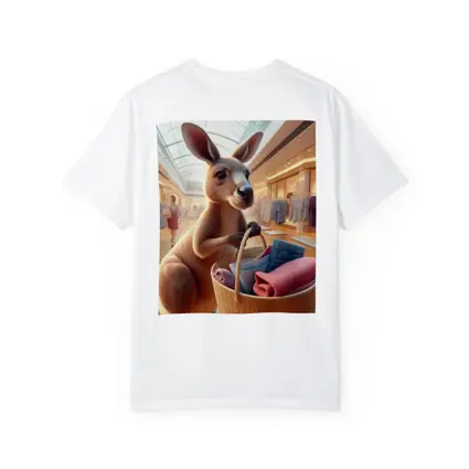 Kangaroo Shopping In Bright Mall