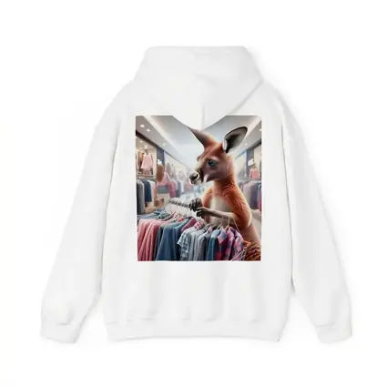 Kangaroo Shopping For Clothes In Mall