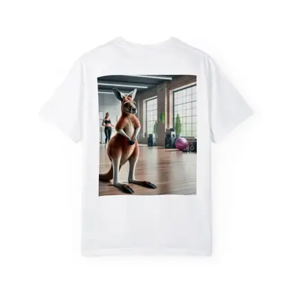 Kangaroo Standing In Dance Fitness Studio