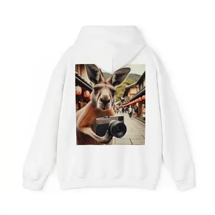 Kangaroo Tourist Selfie Japanese Street Scene