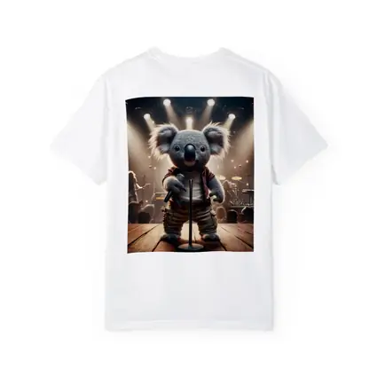 Koala Rock Star Singing On Concert Stage