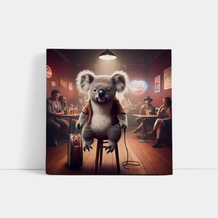 Koala Musician Performing Live at Bar