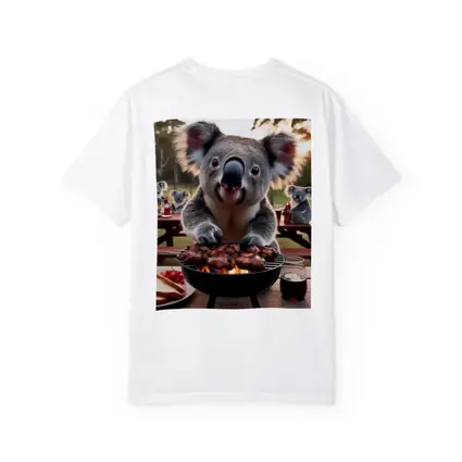 Koala Grilling Meat Outdoor BBQ Scene