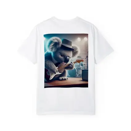 Koala Playing Guitar on Concert Stage