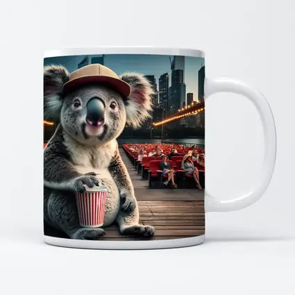 Koala With Popcorn Outdoor Cinema City
