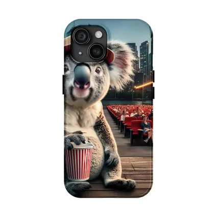 Koala With Popcorn Outdoor Cinema City
