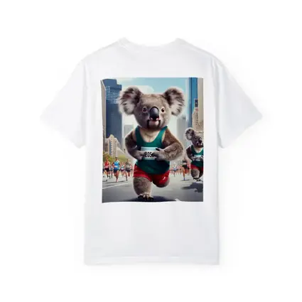 Koalas Running City Marathon Race Art