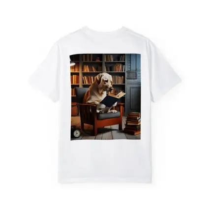 Labrador Retriever Reading Book Library Chair