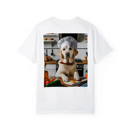 Labrador Retriever Chef Cooking In Kitchen