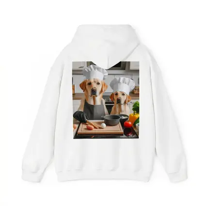Labrador Retrievers Chef Hats Kitchen Cooking