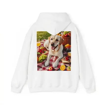 Yellow Labrador Retriever Picnic Blanket Outdoors