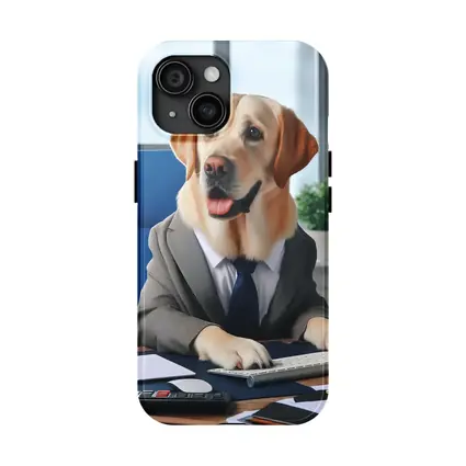 Labrador Retriever Boss Office Desk Suit