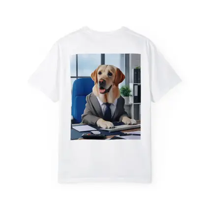 Labrador Retriever Boss Office Desk Suit