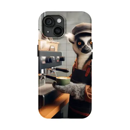 Ring Tailed Lemur Barista Coffee Shop
