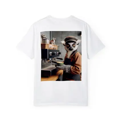 Ring Tailed Lemur Barista Coffee Shop