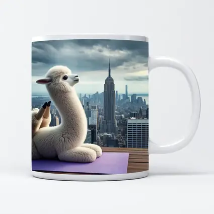 Alpaca Doing Yoga New York City