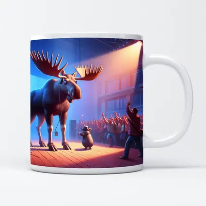 Moose On Stage Concert Crowd Spotlight