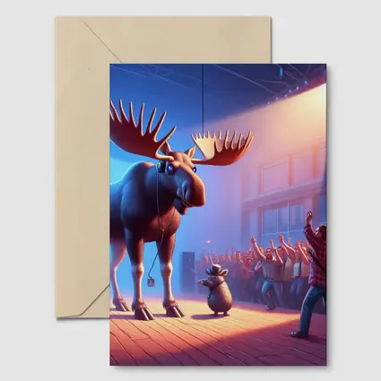 Moose On Stage Concert Crowd Spotlight