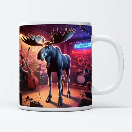 Moose on Stage at Neon Bar