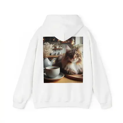 Maine Coon Cat Cozy Cafe Coffee Shop