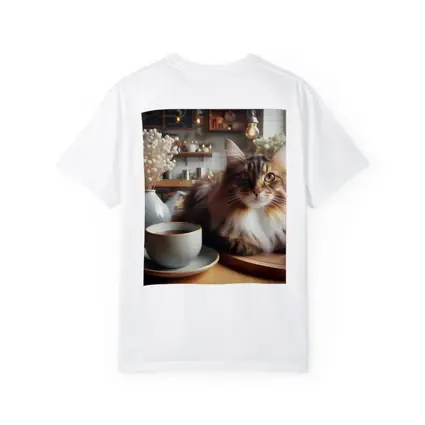 Maine Coon Cat Cozy Cafe Coffee Shop