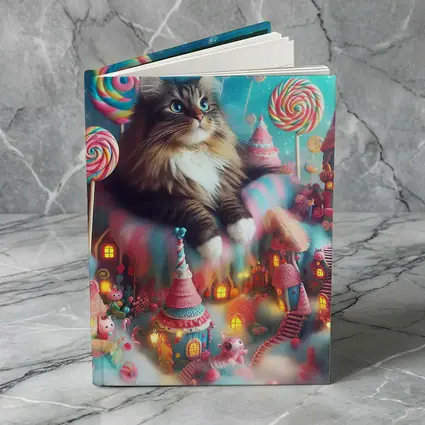 Norwegian Forest Cat Magical Candy Land Fantasy