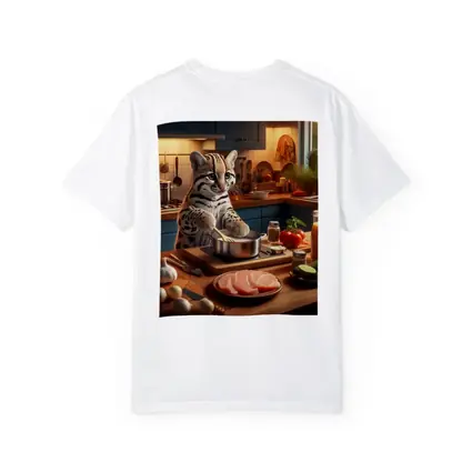 Ocelot Cooking In Cozy Kitchen Scene