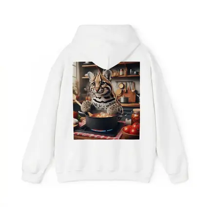 Ocelot Chef Cooking in Cozy Kitchen