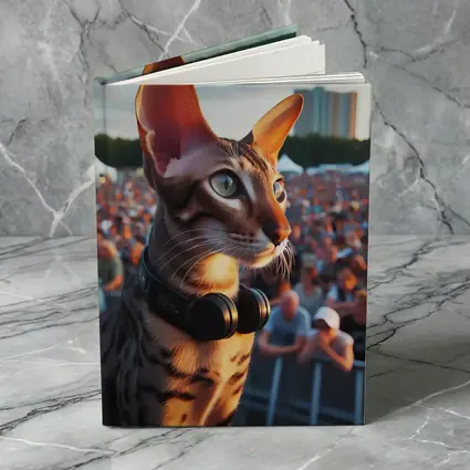 Oriental Shorthair Cat Concert Crowd Music