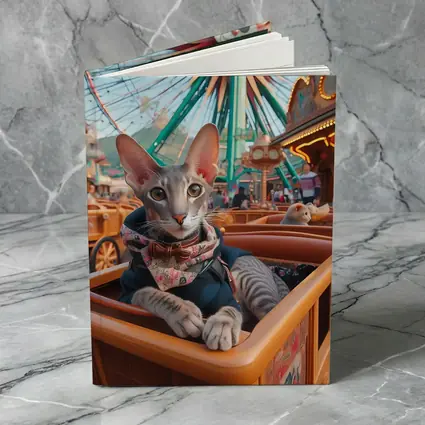 Oriental Shorthair Cat at Amusement Park