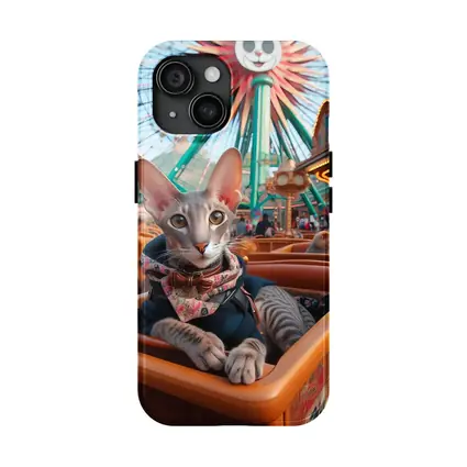 Oriental Shorthair Cat at Amusement Park