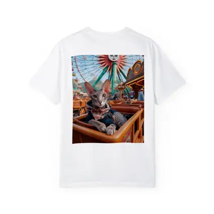 Oriental Shorthair Cat at Amusement Park