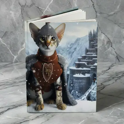 Oriental Shorthair Knight Cat Snow Castle