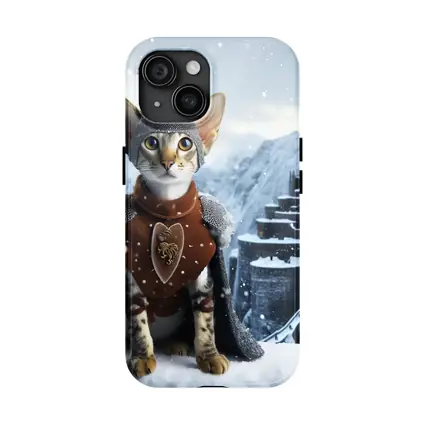 Oriental Shorthair Knight Cat Snow Castle