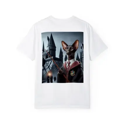 Oriental Shorthair Cat Wizard Castle Fantasy