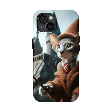 Oriental Shorthair Cat Wizard Castle Background