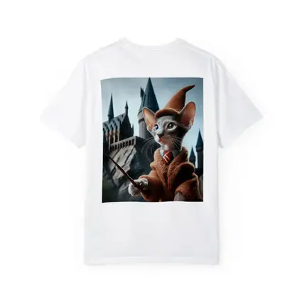Oriental Shorthair Cat Wizard Castle Background