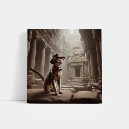 Adventure Cat Explorer Ancient Temple Ruins
