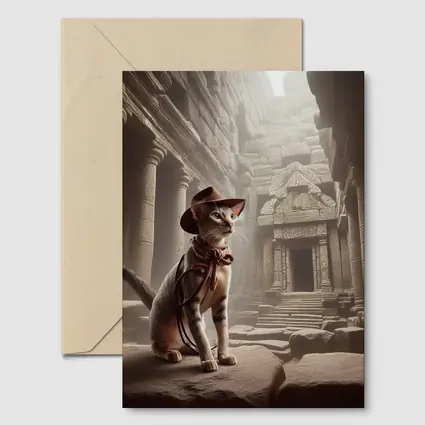 Adventure Cat Explorer Ancient Temple Ruins